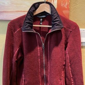 Women’s Kuhl Fleece Sweater Pullover Full Zip Long Sleeve Jacket Size Medium